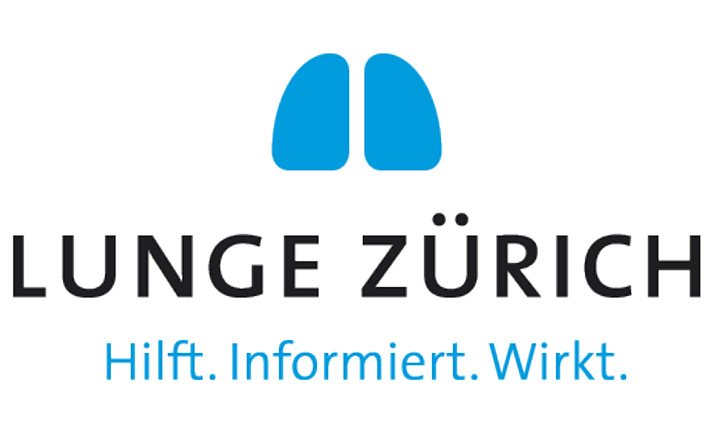 Das positiv Logo von LUNGE ZÜRICH. 